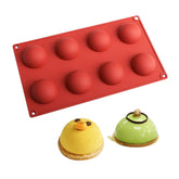 Molde Silicona Semiesfera 5 cm